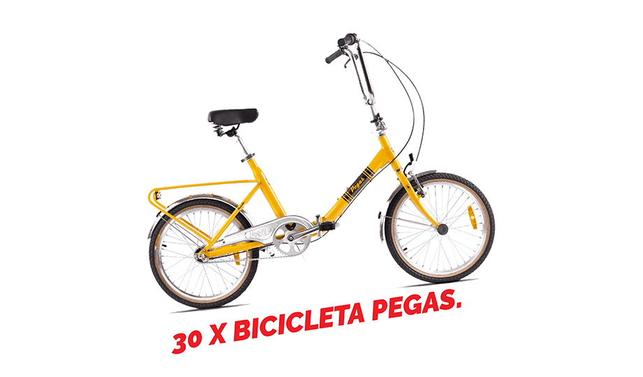 30x Bicicleta Pegas
