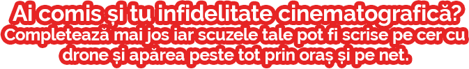 Înscrie-ți scuzele